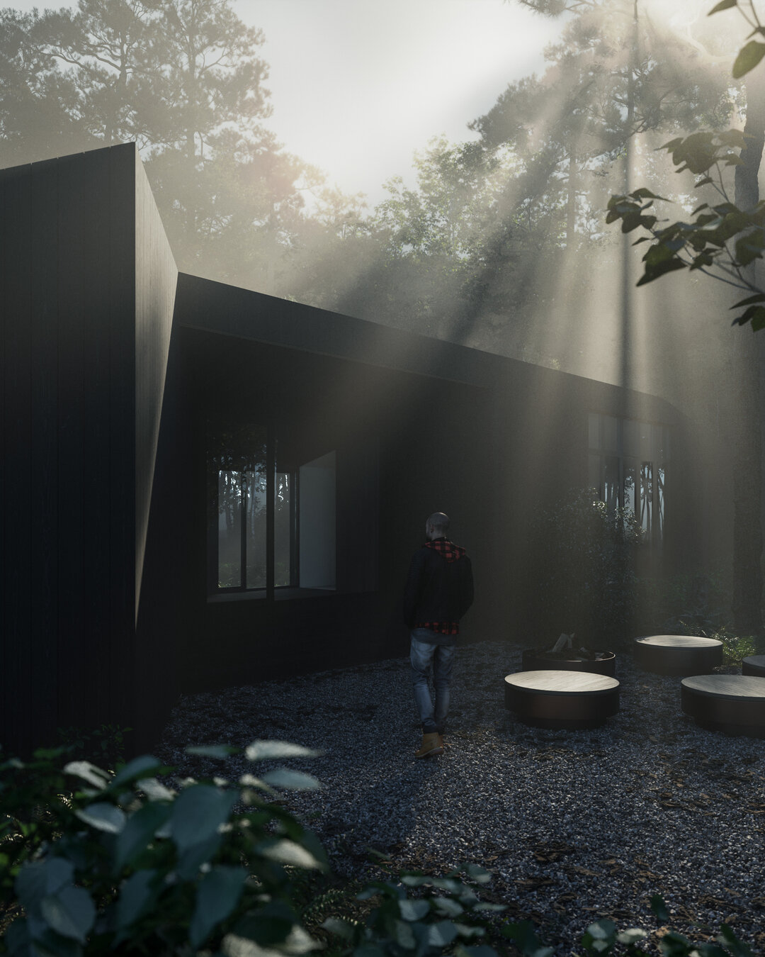 spaces that tell a story 🖤  render: @moretonvisuals