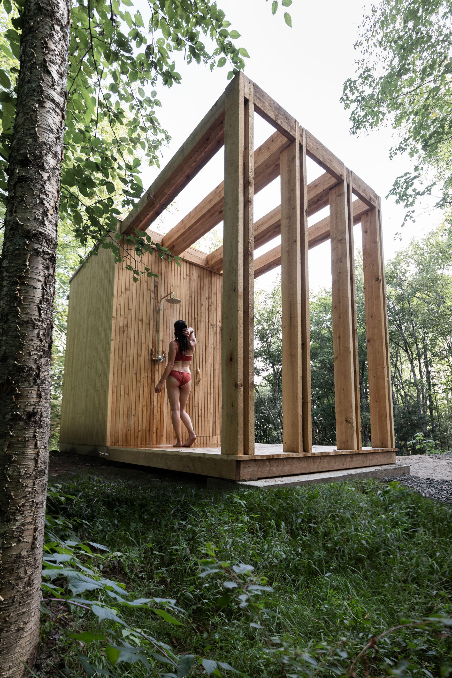 sauna shower